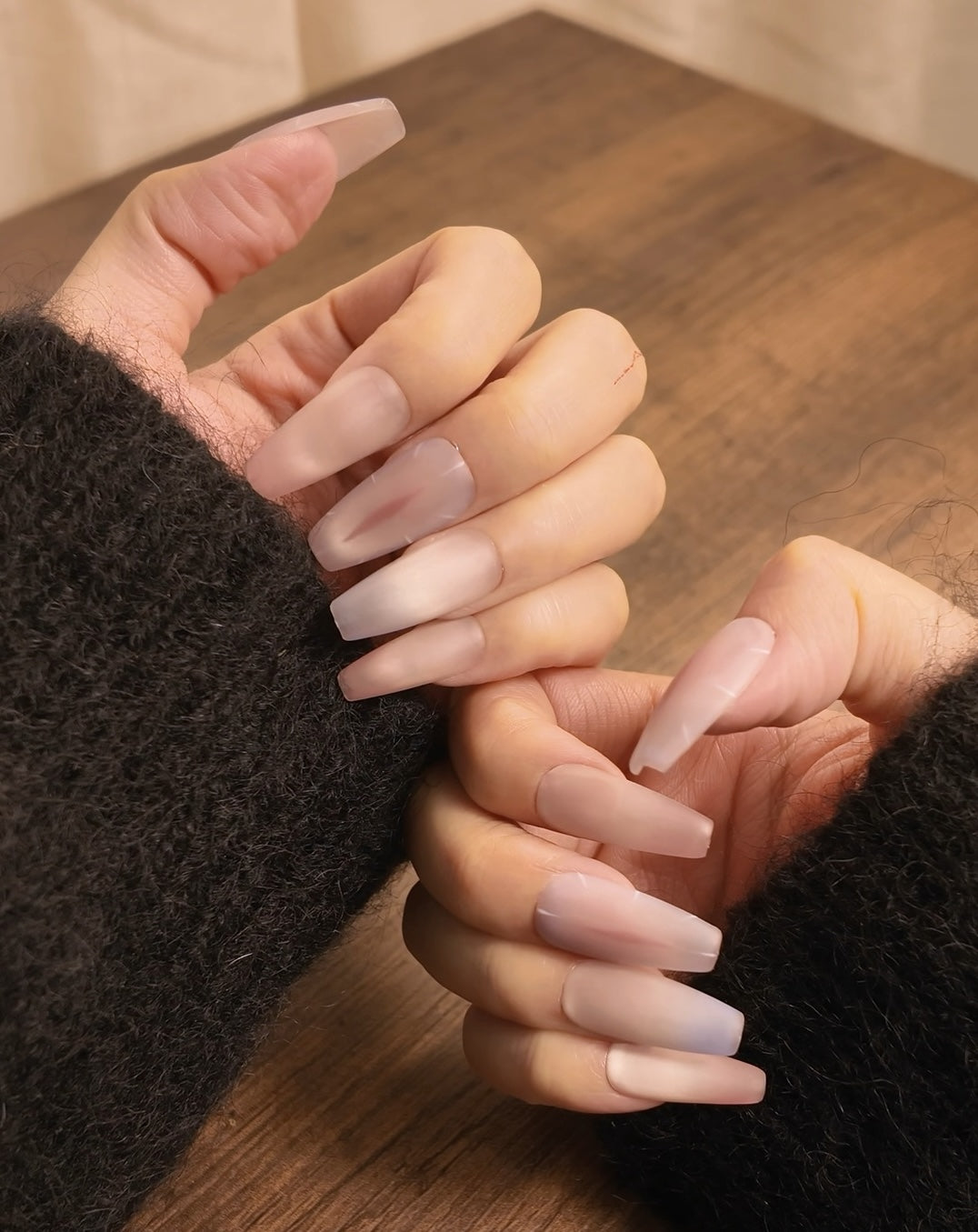 Lavender Haze Matte Cat Eye Press-On Nails