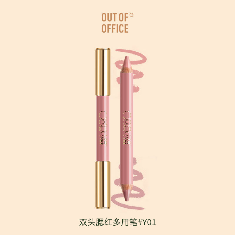OUT OF OFFICE Dual-Ended Blush Multi-Use Pencil